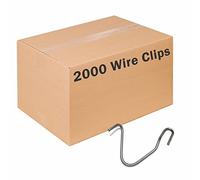 ZAREBA TPWC100 T-Post Wire Clips, confezione da 2000