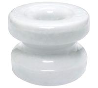 Zareba WP36 - Set di 10 isolatori in Ceramica per palo angolare, Colore: Bianco