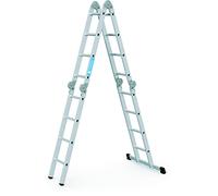 Zarges - Scala multifunzione, con 4 sezioni da 4 pioli ciascuna