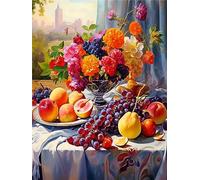 Zariocy 5D Diamond Painting Kits Frutti, DIY Dipingere Con Diamante Arte Cristallo Diamante Ricamo Pitture Artigianali Per Casa Ufficio Parete Decorazione 30x40 cm