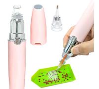 Zariocy Electric Diamond Painting Pen - Penna da pittura a diamante con pompa a vuoto per adulti e semplici opere d'arte diamantate, 2 testine di ricambio incluse, ideale per tutti coloro che fanno la