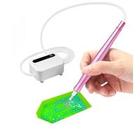 Zariocy Electric Diamond Painting Pen, penna elettrica ricaricabile con pompa a vuoto per adulti, senza cera, kit di attrezzi per pittura con diamanti, ideale per gli appassionati di pittura con
