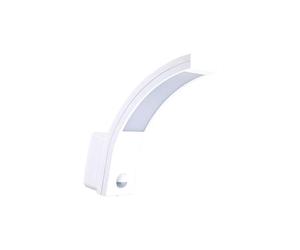 Zarivy Applique esterno LED 10 W, dimensioni 6,6 x 18,8 x 25 cm, 6400 K, IP54. Include sensore di movimento per una maggiore sicurezza e comfort in ambienti esterni illuminati ed efficienti.