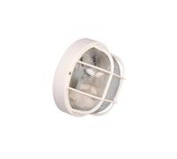Zarivy Applique rotondo IP54 colore bianco, 1xE27, 40W, diametro 18,5 cm e altezza 10,4 cm. Modello Tarragona: ideale per illuminare qualsiasi spazio con eleganza e funzionalità.