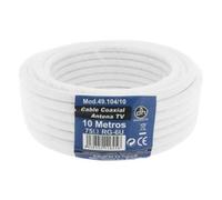 Zarivy Cavo coassiale da 10 m per TV, caratteristiche tecniche ottimali, ideale per trasmissioni di segnale e connessioni di alta qualità.
