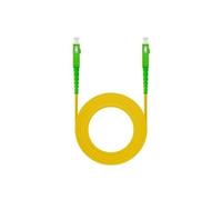 Zarivy Cavo in fibra monomodale SC/APC-SC/APC, 15 m, LSZH, giallo, ideale per il collegamento di reti ad alta velocità e telecomunicazioni.