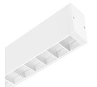 Zarivy Diffusore lineare da soffitto 560 mm - Design a prisma scuro, ideale per un'illuminazione uniforme e decorativa in ambienti interni.