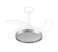 Zarivy Diffusore ventilatore Mbatis Nichel: miscela perfetta di design moderno e funzionalità. Mantieni il tuo spazio fresco e profumato con uno stile elegante che si adatta a qualsiasi ambiente.