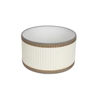 Zarivy Display da tavolo e da appendere Soprano in un elegante colore beige. Ideale per lampadine E27. Dimensioni: diametro 30 cm, altezza 19 cm. Aggiunge un tocco moderno al tuo spazio.