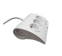 Zarivy Flexo Calcita 8 W 640 lm 4000 K in sofisticato nero e argento, con dimensioni di 55 x 16 x 16 cm. La sua luce tattile regolabile consente di regolare l'intensità, ideale per qualsiasi ambiente.