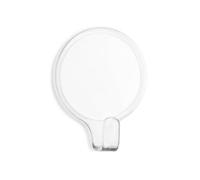 Zarivy Gancio Adesivo Circolare Trasparente, Facile Installazione, Resistente, Ideale per organizzare e ottimizzare Lo Spazio in casa o in Ufficio.