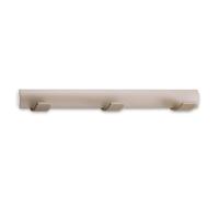 Zarivy Gancio Triplo Beige Satinato, ideale per organizzare spazi e appendere vestiti o accessori in modo pratico ed estetico.