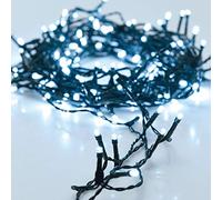 Zarivy Ghirlanda di 180 LED bianchi freddi, perfetta per interni ed esterni. Con 16,5 m di lunghezza e classificazione IP44, ideale per creare ambienti magici e luminosi.