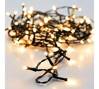 Zarivy Ghirlanda di 480 LED caldi in bianco, 220 V, lunghezza 39 m, classificazione IP44, impermeabile. Ideale per decorare interni ed esterni per feste ed eventi.