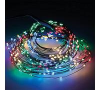 Zarivy Ghirlanda micro LED esterna multicolore, ideale per decorare il tuo albero da 180 cm. Con 6,8 m di lunghezza, crea un'atmosfera festosa e accogliente nei tuoi spazi esterni.