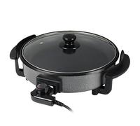 Zarivy Pizza Pan Antiaderente 40x9 cm, 1500 W, Ideale per cucinare Pizze croccanti e deliziose a casa.
