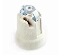 Zarivy Portalampada E-27 in porcellana M10, ideale per lampadine a LED, a incandescenza e a risparmio energetico. Perfetto per l'illuminazione in casa e in ufficio.