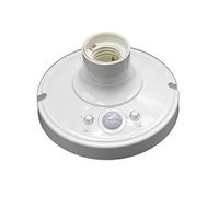 Zarivy Portalampada E27 con sensore a infrarossi, si illumina automaticamente quando rileva persone. Risparmio energetico e offre comfort a casa. Installazione semplice.
