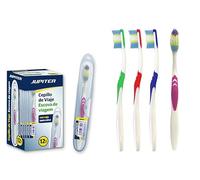 Zarivy Spazzolino da denti adulto con scatola portante, setole morbide, ideale per la pulizia orale e il trasporto quotidiano.