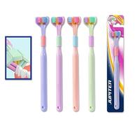 Zarivy Spazzolino da denti triplo con setole morbide, pulizia profonda e design ergonomico per mantenere l'igiene orale e lo sbiancamento dei denti.
