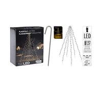 Zarivy Tenda esterna da 192 LED in bianco caldo, perfetta per illuminare gli alberi. Con un'altezza di 2,08 m, trasforma i tuoi spazi esterni con un tocco magico e accogliente.