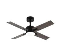 Zarivy Ventilatore DC 20 W, 4 pale, 6 velocità, 3000 K-6500 K, 2350 lm, telecomando, memoria, timer, ideale per rinfrescare gli ambienti.