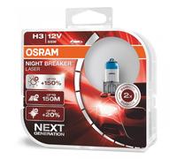 Żarówki halogenowe H3 12V 55W NIGHT BREAKER LASER +150% /2 szt./