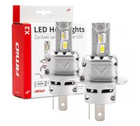 Żarówki samochodowe LED seria X2 H4/H19 6500K Canbus AMIO-02972