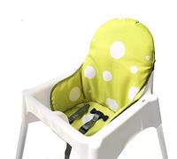 ZARPMA Cuscino Seggiolone coprisedili per Antilop,Lavabile per Bambini Pieghevole Childs Sedia coprisedili Ricoperto-Non Include Di Seggiolone E Cintura Di Sicurezza (Giallo verde)