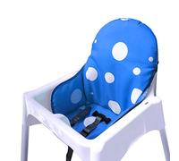 ZARPMA Cuscino Seggiolone coprisedili per Antilop,Lavabile per Bambini Pieghevole Childs Sedia coprisedili Ricoperto-Non Include Di Seggiolone E Cintura Di Sicurezza (Blu oceano)