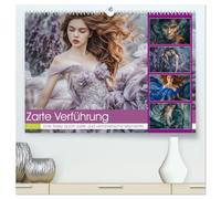 Zarte Verführung (hochwertiger Premium Wandkalender 2026 DIN A2 quer), Kunstdruck in Hochglanz: Tauchen Sie ein in ein Jahr voller sanfter Momente und verführerischer Schönheit.