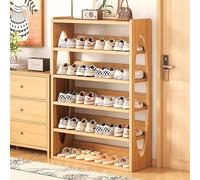 ZARUX Scarpiera Salvaspazio Slim a 6 Livelli - Portascarpe Regolabili Ripiano Aperto, Organizza con Eleganza 14-22 Paia di Scarpe e Stivali(63cm/24.8in)