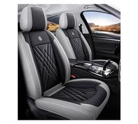 ZARUXCHA Auto Set Coprisedili Per Vw Tiguan 2016-2023 SEL R-Line Elegance, Impermeabile Coprisedili, Set Coprisedile Anteriori E Posteriori Pelle Set Coprisedili Protezioni(Greyish Black)