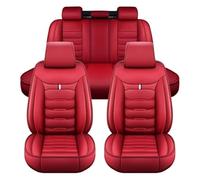 ZARUXCHA Coprisedili Auto Pelle per Chevrolet Cruze Captiva, Coprisedili Similpelle, Set completo Copri-sedile Impermeabile Anteriori Posteriori 5 Copri(Red)