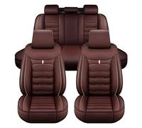 ZARUXCHA Coprisedili Auto Pelle, per Isuzu D-Max 2015-2023, Coprisedili Universali Similpelle, Set Completo Copri-Sedile Impermeabile Coprisedile Anteriori Posteriori Copri(E(Coffee))