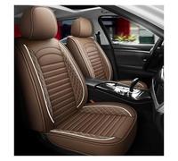ZARUXCHA Coprisedili Auto per Jeep Renegade 2016-2024, 5 Posti Pelle Traspirante Impermeabile Coprisedile Anteriori Posteriori, Resistenti Facili Installare Pulire Sedili Accessori(White Curry)