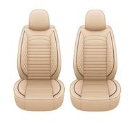 ZARUXCHA Coprisedili Auto per Suzuki S Cross 2014-2023 2024 2025, 5 Posti Pelle Traspirante Impermeabile Coprisedile Anteriori Posteriori, Resistenti Facili Installare Pulire Sedili Accessori(Beige)