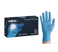 Zarys Guanti protettivi mecanici extra forti e resistenti, blu, nitrile, texture diamantata, taglia XL, confezione da 50 pezzi