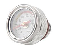 ZASCHMOY Accurata Manometro della Temperatura dell'olio Motore M20 X 1,5 per Motociclette con Facile Installazione e Design in Metallo Durevole, 0 a 200 ℃ Intervallo
