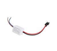 ZASCHMOY Alimentatore Driver a LED da 3W-trasformatore Silenzioso Compatto per Lampade a LED, Corrente Costante 500MA, Facile Installazione con Cavi Premium, Ingresso AC95-265V per Uscita DC2-4V,