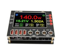 ZASCHMOY Amperometro a Forma D'onda Tester di Tensione e Corrente a Doppio Canale Display HD da 4 Pollici Misurazione Rapida della Scansione dei Diodi per la Diagnosi del Circuito