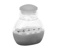 ZASCHMOY Applicatore per Massaggiatore del Cuoio Capelluto, Sfera per Olio per Capelli con Perline in Acciaio Inossidabile per la Cura del Cuoio Capelluto, Bottiglia di Plastica 5 Ml (Trasparente)