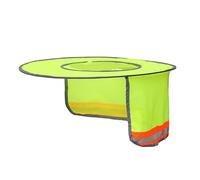 ZASCHMOY Attacco per Cappello con Protezione Solare con Visiera Riflettente per Casco di Sicurezza per Lavoratori Edili All'aperto e Paesaggisti (GREY)