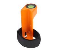 ZASCHMOY Barra di Livello Regolabile, Bolla di Livello Portatile, Tipo Universale Ad Angolo Retto di 90 Gradi RL04-OR, rosso-arancio.