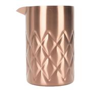 ZASCHMOY Bicchiere da Cocktail da 540 Ml a Doppia Parete in Acciaio Inossidabile 304 con Brocca Design Bicchieri da Barware Elementi Essenziali Placcati in Oro (#2)