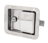 ZASCHMOY Blocco Cassetta degli Attrezzi in Acciaio Inossidabile per Impieghi Pesanti - Manico per per Rimorchi e Camion - Blocco a Pale Resistenti Alle Intemperie con Chiavi Soluzione di Sicurezza