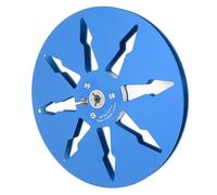 ZASCHMOY Bobina a Nastro Vuoto in Alluminio Premium da 7 Pollici - Design a 8 Fori per la Bobina di STUTER a Giocatori di , Esperienza di Registrazione del Suono Avanzato (BLUE)