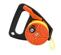 ZASCHMOY Bobina di Immersioni Subacquee Portatile con Tappo per Il Pollice per Snorkeling Sport Acquatici Sottomarini | Rulta per la Pesca a Immersione con Filo di Nylon Giallo da 46 M e Controller