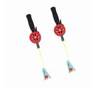 ZASCHMOY Canna da Pesca Al Granchio/canna da Pesca Sul Ghiaccio per Bambini in 2 Pezzi con Accessorio per Clip per gamberetti. Portatile e di Piccole Dimensioni, un Must per i Principianti della