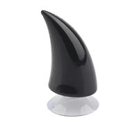 ZASCHMOY Casco da Motociclista Corno da Demone da Diavolo con Accessori Decorativi a Ventosa - Perfetto per Vari Tipi di Casco (BLACK)